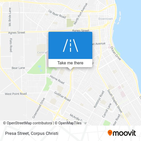 Presa Street map