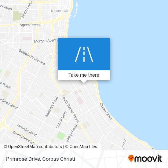 Primrose Drive map