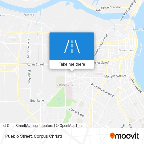 Pueblo Street map