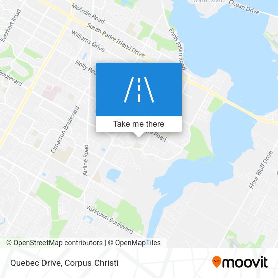 Quebec Drive map