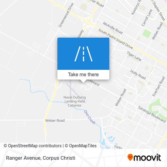 Ranger Avenue map
