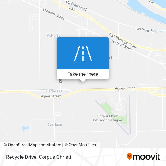 Recycle Drive map