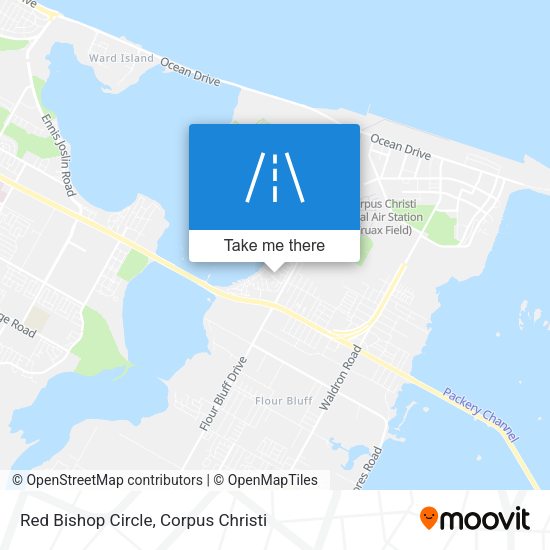 Red Bishop Circle map