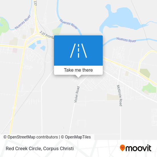 Red Creek Circle map