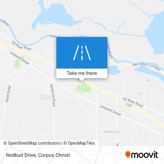 Redbud Drive map