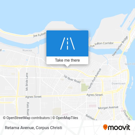 Retama Avenue map