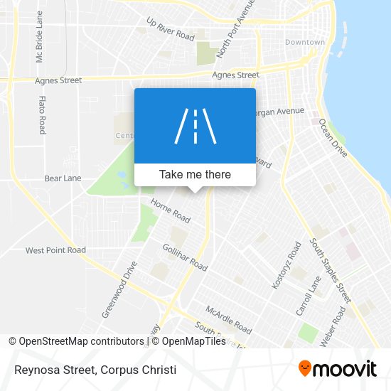 Mapa de Reynosa Street