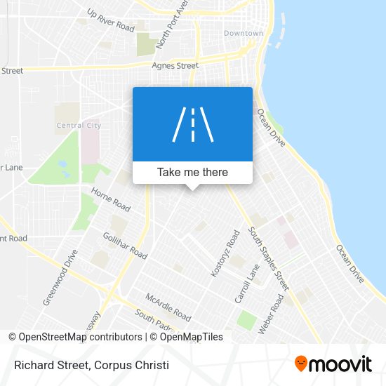 Richard Street map