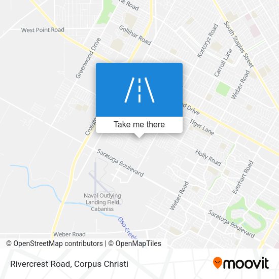 Rivercrest Road map