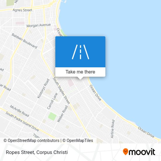 Mapa de Ropes Street