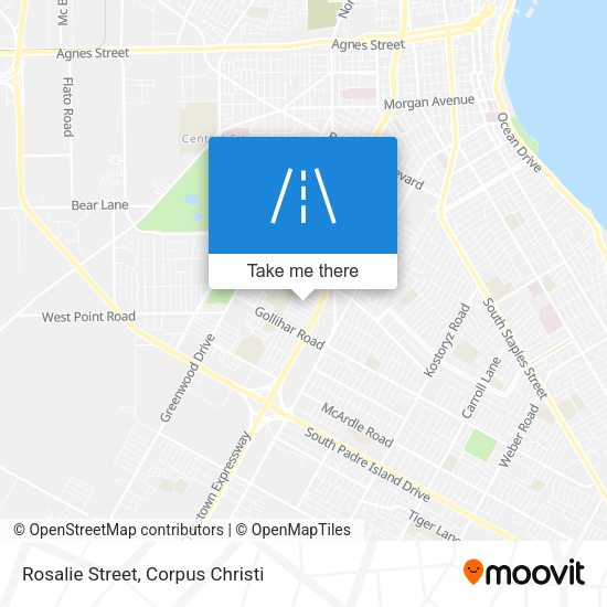 Rosalie Street map