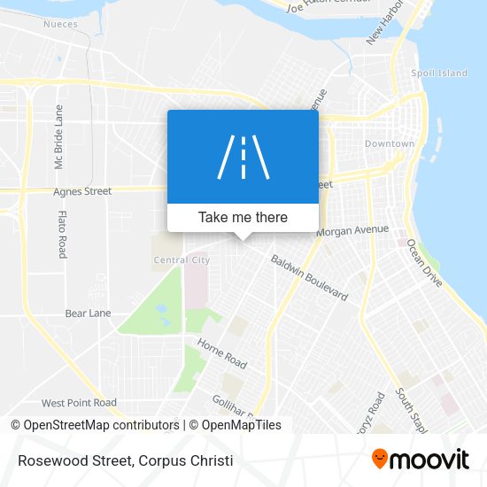 Rosewood Street map