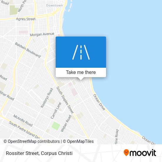Mapa de Rossiter Street