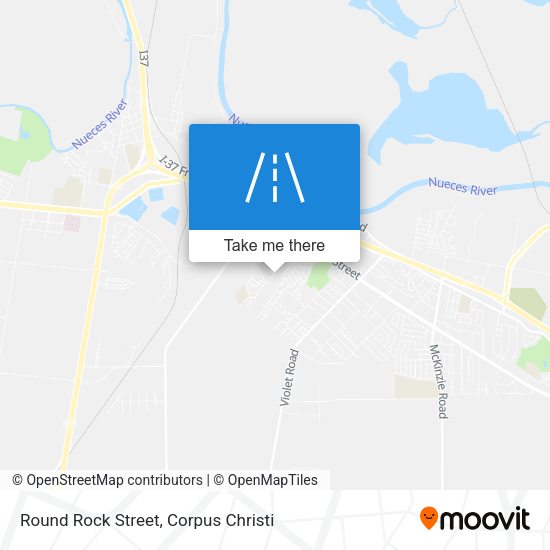 Mapa de Round Rock Street