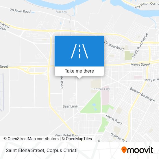 Saint Elena Street map