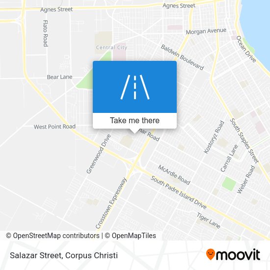 Salazar Street map
