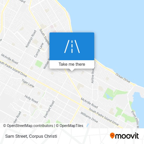 Mapa de Sam Street