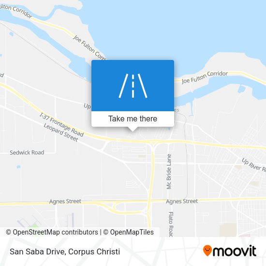 Mapa de San Saba Drive