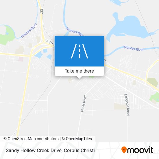 Sandy Hollow Creek Drive map