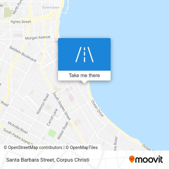 Santa Barbara Street map