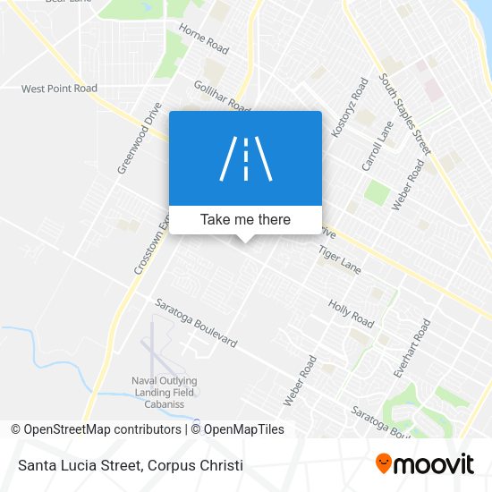 Mapa de Santa Lucia Street