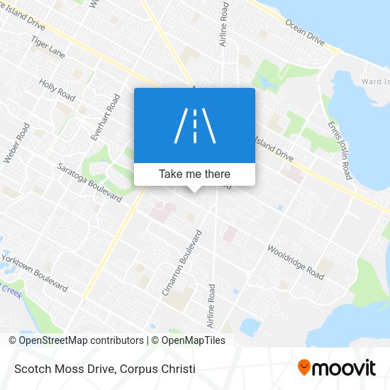 Scotch Moss Drive map