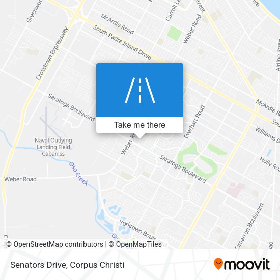 Mapa de Senators Drive