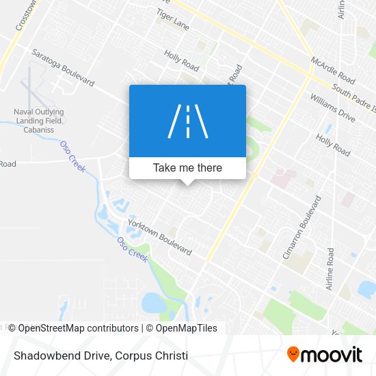 Shadowbend Drive map