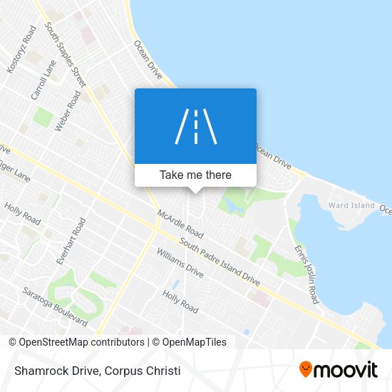 Mapa de Shamrock Drive