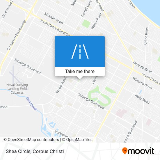Shea Circle map