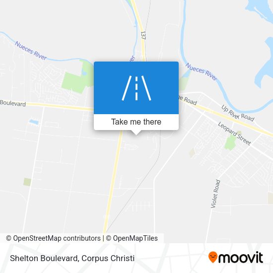 Mapa de Shelton Boulevard
