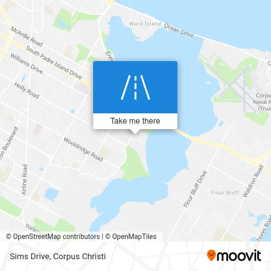 Sims Drive map