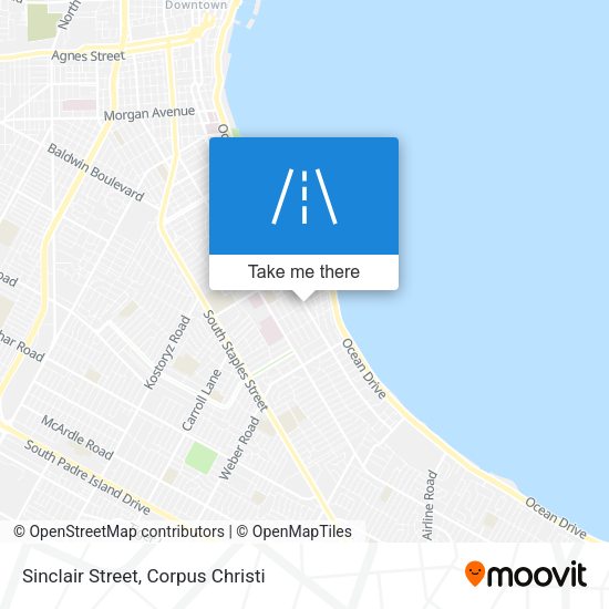 Sinclair Street map