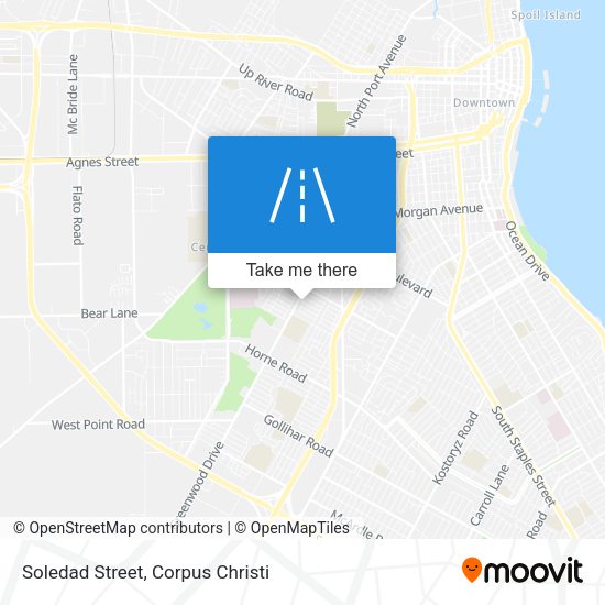 Soledad Street map