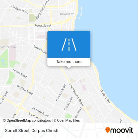 Sorrell Street map