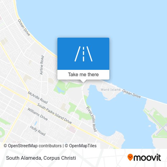 South Alameda map