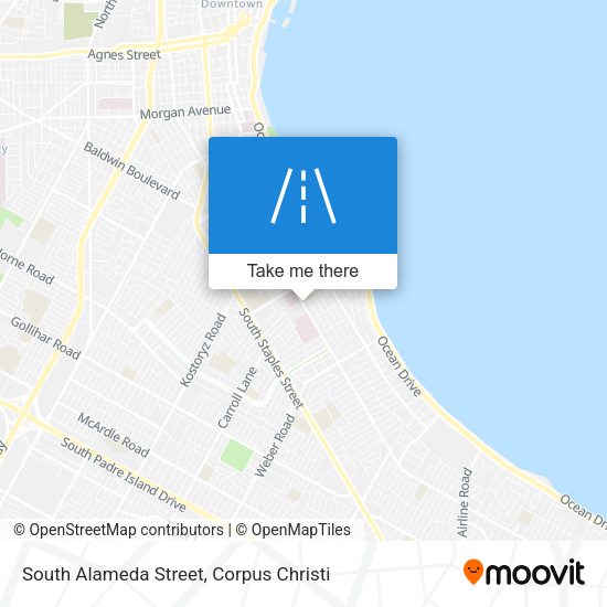 Mapa de South Alameda Street