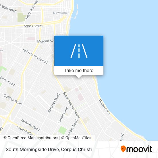 South Morningside Drive map