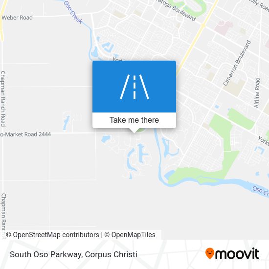 Mapa de South Oso Parkway