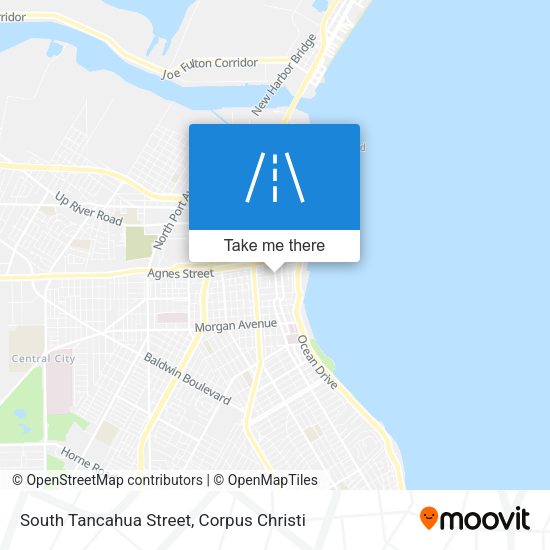 South Tancahua Street map