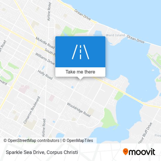 Sparkle Sea Drive map