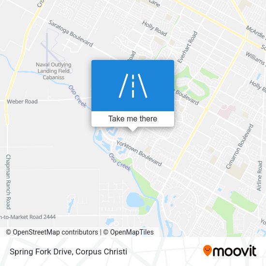 Spring Fork Drive map