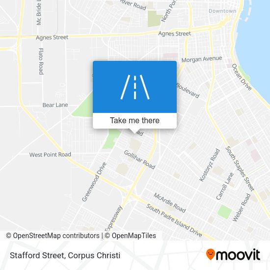 Mapa de Stafford Street