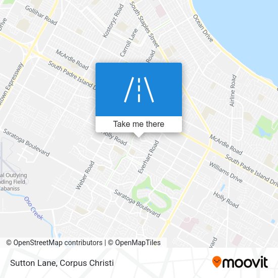 Mapa de Sutton Lane