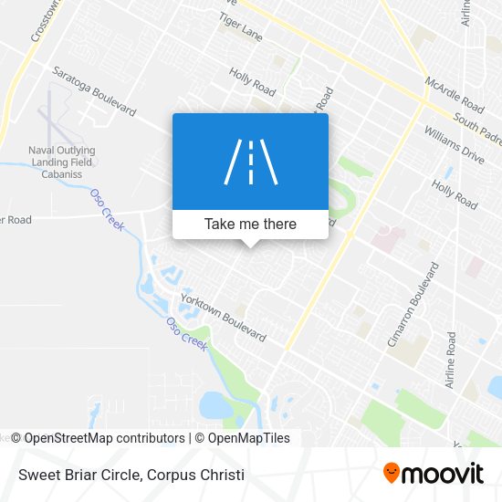 Sweet Briar Circle map