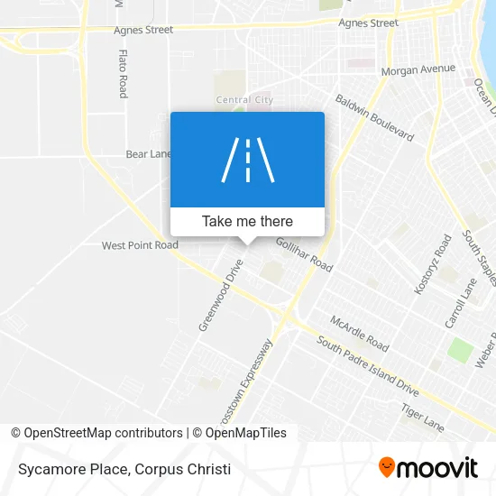 Sycamore Place map
