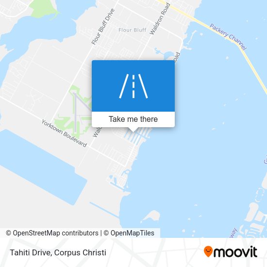 Tahiti Drive map