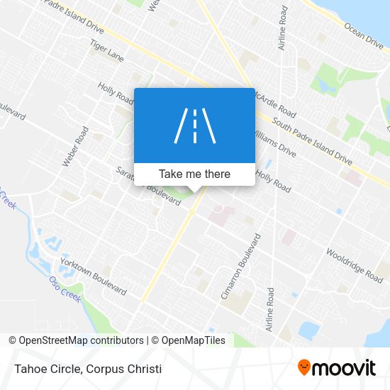 Tahoe Circle map