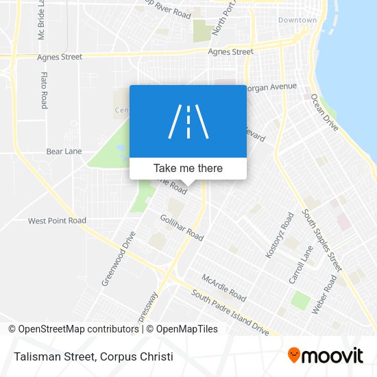 Talisman Street map