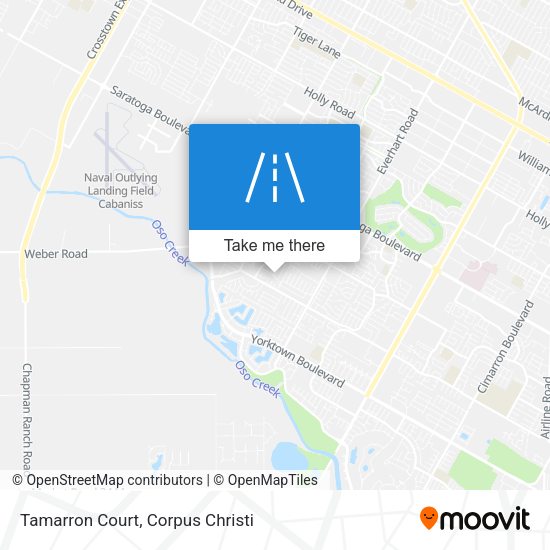 Mapa de Tamarron Court